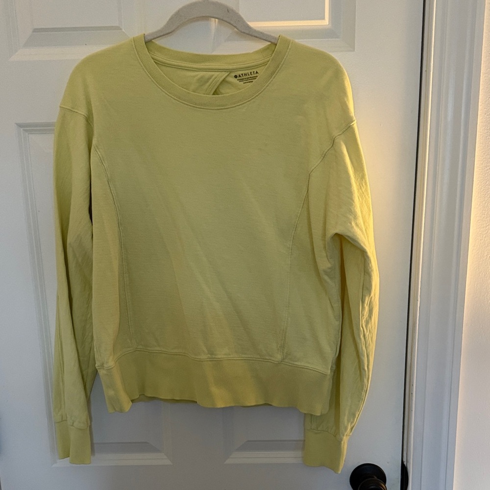 Athleta Soft Lemon Long Sleeve Top